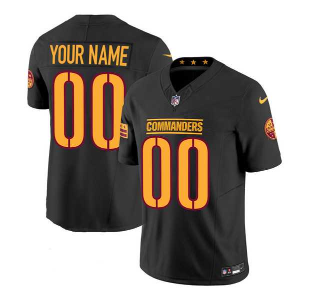 Men's Washington Commanders Active Player Custom Black 2023 F.U.S.E. Vapor Limited Stitched Football Jersey,We sell and wholesale Men's Washington Commanders Active Player Custom Black 2023 F.U.S.E. Vapor Limited Stitched Football Jersey on line form chian!